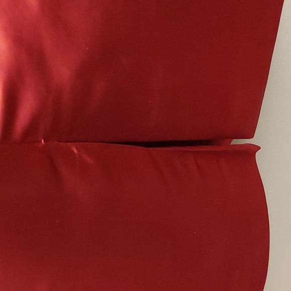 MILLY Ruby Red Sweetheart Silk Dress - Picture 9 of 16